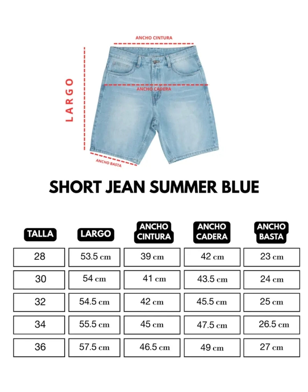 SHORT JEAN ICE