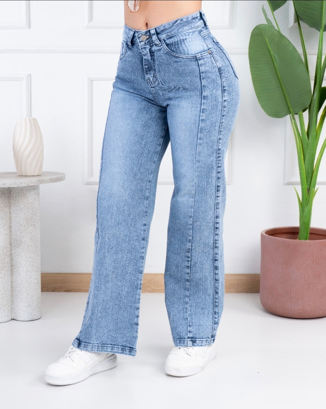 ✨ JEANS WIDE LEG VENA PREMIUM