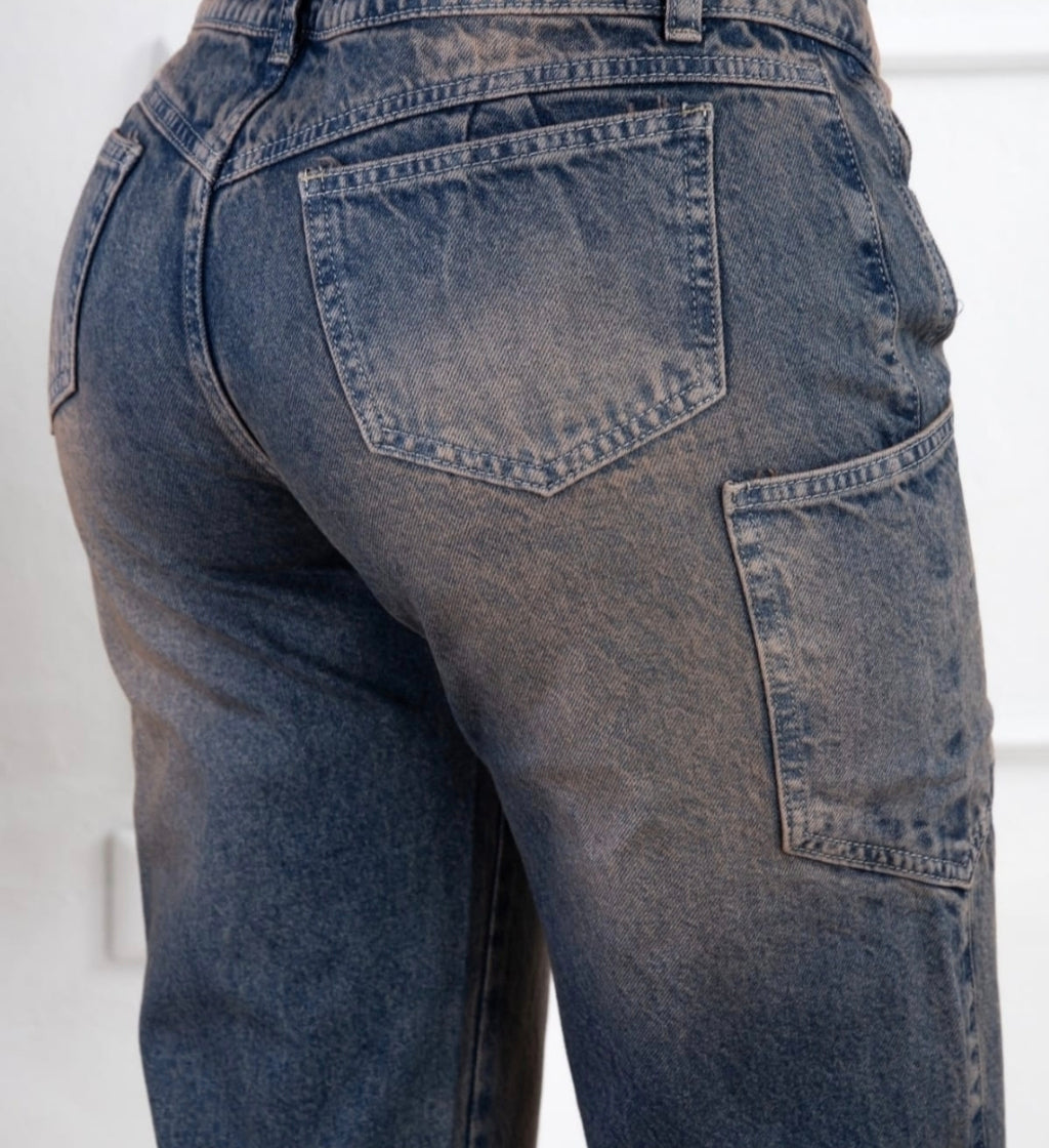 👖 Jeans Carpenter Wide Leg - "Vintage Indigo" Edition