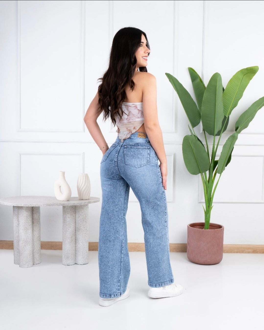 ✨ JEANS WIDE LEG VENA PREMIUM