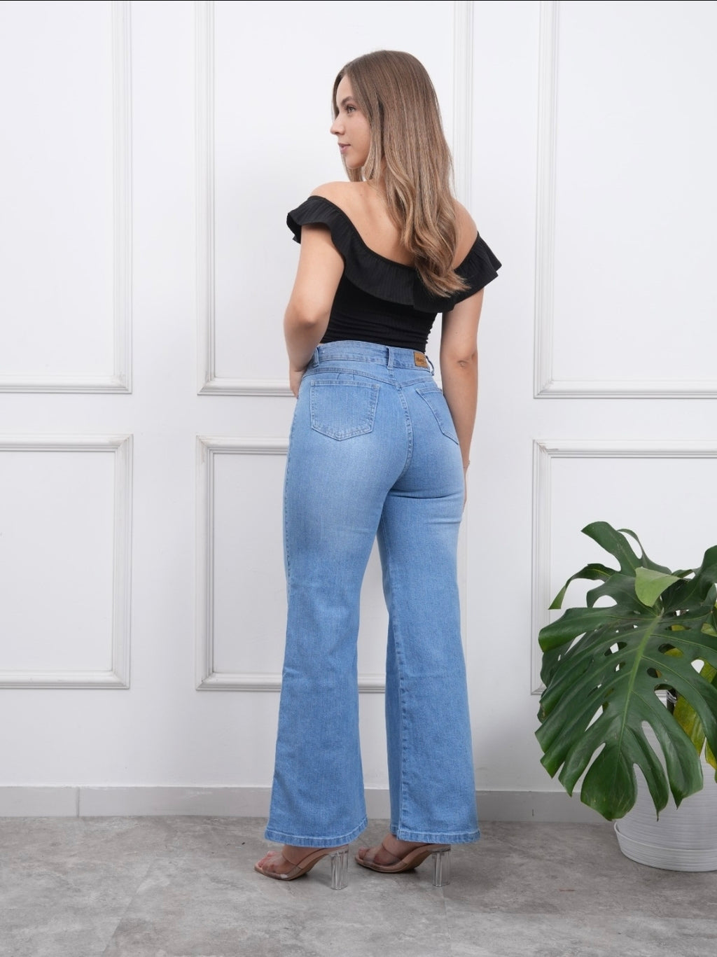 💙 Palazzo Wide Leg Moldeador Premium