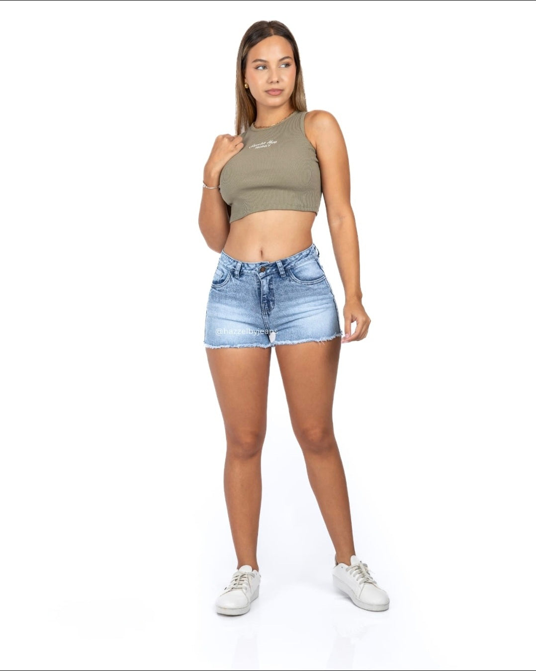 🩳Short Denim "Dark Essential" - Raw Hem Edition