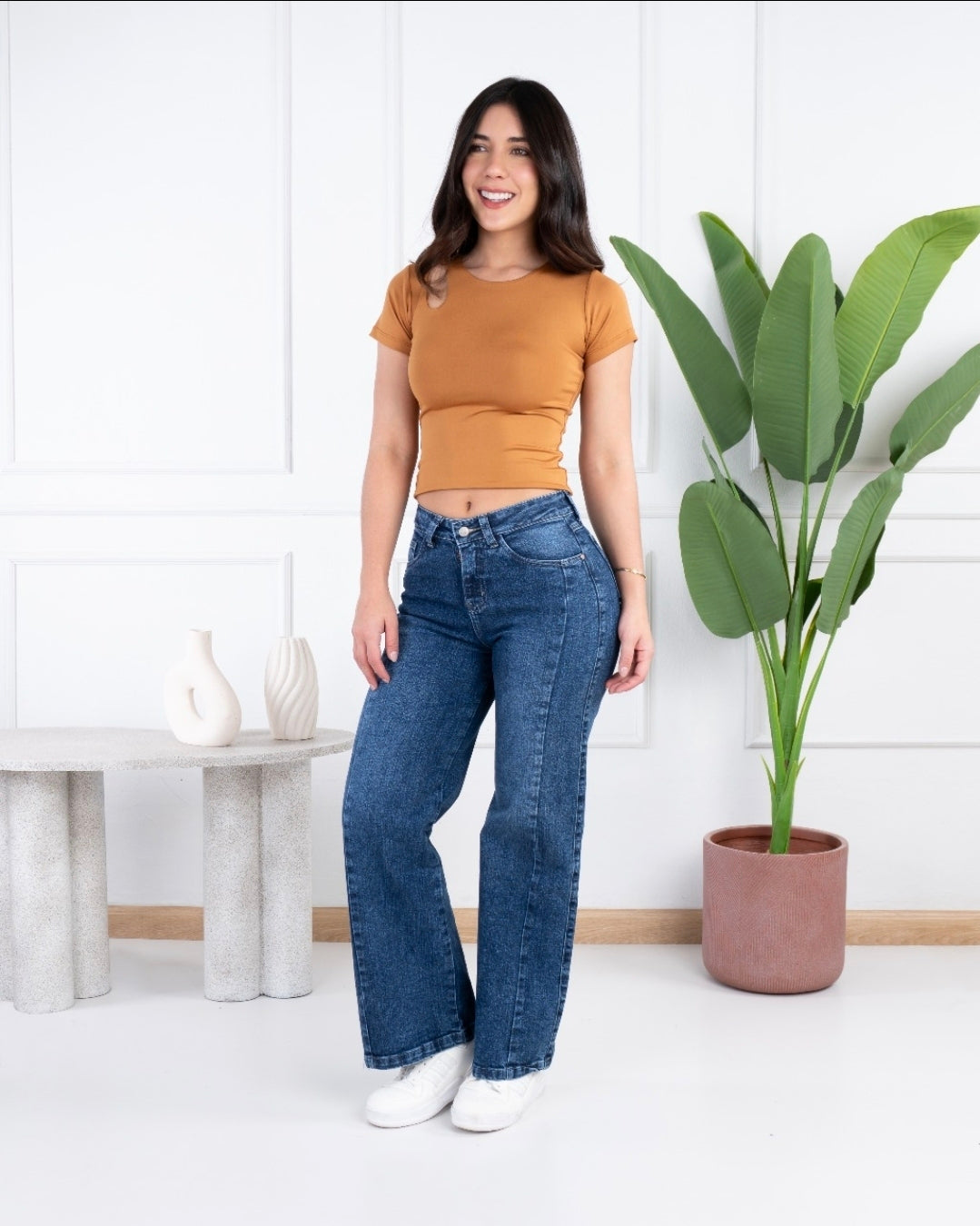 ✨ JEANS WIDE LEG VENA PREMIUM