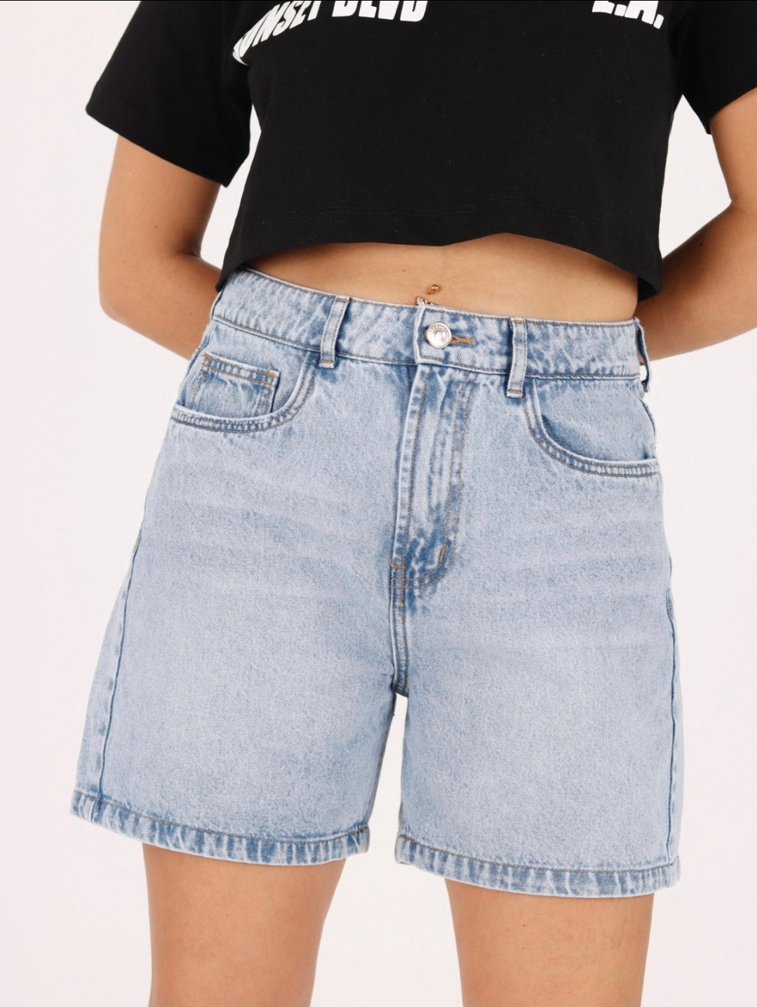 🔥 SHORT BIKER KORINA DENIM