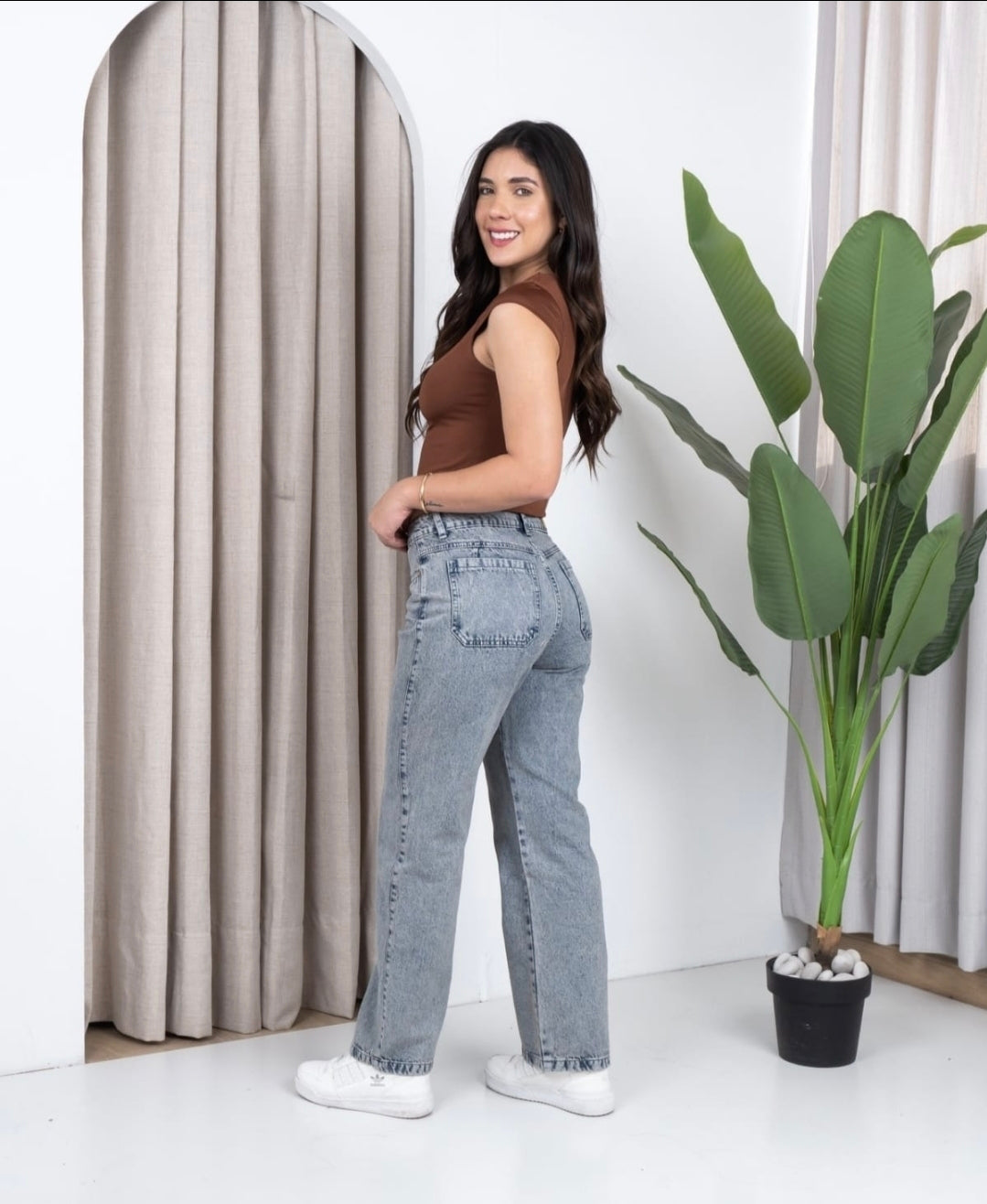 🔥 Baggy Urbano Tiro Alto – Edición Vintage